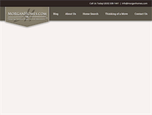 Tablet Screenshot of morganhomes.com
